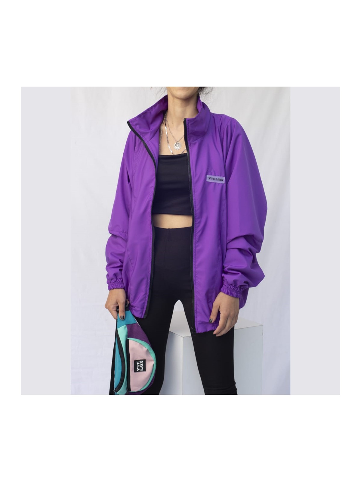 Vatkalimon Kadın Erkek Yeşil Renkli Bomber Ceket - Görsel 7