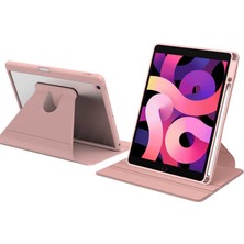 FUJİMAX Apple iPad Pro 10.5 Kılıf Yatay ve Dikey Standlı Dönebilen Kalem Bölmeli Nayn Kılıf (Model A1701,A1709,A1852)