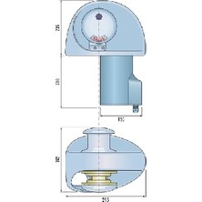 Quick Eagle Irgat Tamburlu Model 1000W 24V 8mm Kavaleta