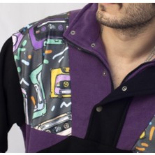 Vatkalimon Kadın Erkek Yarım Fermuarlı Polar Sweatshirt