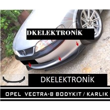 DK Elektronik Opel Vectra B Uzay Kasa Ön Tampon Eki Body Kit Karlık Lip Siyah