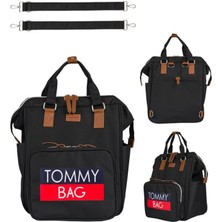 Tommybaby Soft Anne Bebek Bakım Sırt Çantası Termal Biberonlu Bebek Arabası Askı Aparatlı