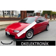 DK Elektronik Mazda Lantis Ön Tampon Eki Body Kit Karlık Lip Siyah