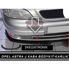 DK Elektronik Opel Astra G Kasa Ön Tampon Eki Body Kit Lip Karlık Siyah