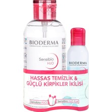 Bioderma Sensibio H2O 850 ml + Bioderma Sensibio H2O Eye Çift Fazlı Makyaj Temizleyici 125 ml