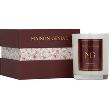 Maison Genial Luxury Sandal Wood Bordo Mum Orta Boy 210G