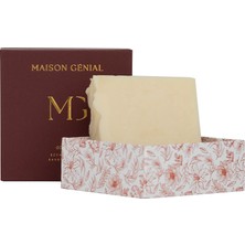 Maison Genial Luxery Sandal Wood Bordo Goat Milk Sabun 100 gr