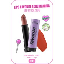 Callista Beauty Callista Lips Favorite Longwearing Lipstick Kalıcı Ruj 306 Here Kitty Kitty - Kahverengi