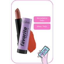 Callista Beauty Callista Lips Favorite Longwearing Lipstick Kalıcı Ruj 306 Here Kitty Kitty - Kahverengi