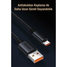 Baseus 1mt Mega Hızlı 5A 100W USB To Type-C Data Şarj Kablosu, Iphone 15 Serisi,samsung,xiaomi Kablo