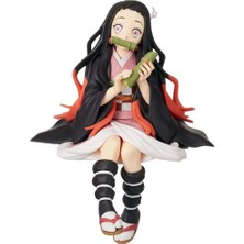 Anime Demon Slayer Nezuko Kamado 14 cm Oturan Karakter Figür Oyuncak Biblo