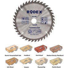 Badem10 Ahşap Mdf Mobilya Tahta Sunta Dolap Kesme Testeresi Metal Elmas Testere 180 mm 40 Diş