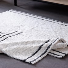 Doqu Home Doquhome Dora Banyo Paspası Krem&antrasit 60X100CM