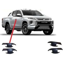 Drs Tuning Mitsubishi L200 2019 Sonrası Dış Kapı Kolu Iç Kaplama Abs Siyah