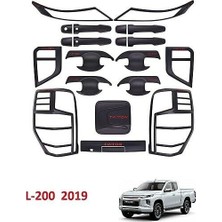 Drs Tuning Mitsubishi L200 Dış Kaplama Seti Siyah Set Full 2019+ 17 Parça