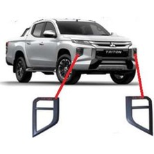 Drs Tuning Mitsubishi L200 2019 Sonrası Sis Lambası Kaplama Siyah