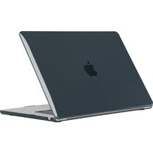 Cep Case MacBook Air 15' 2023 M2 A2941 Kılıf Hava Kanallı 360 Derece Kristal Şeffaf Koruyucu Kapak