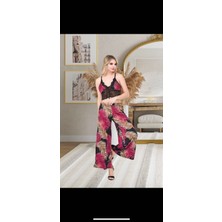 Izabel Ipeksi Büstiyerli Bol Paça Gecelik