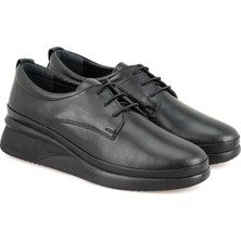 Desa Jayce Siyah Kadın Günlük Deri Ayakkabı