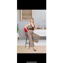 Izabel Ipeksi Büstiyerli Bol Paça Gecelik