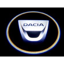 Dk Elektronik Dacia Araçlar Için Pilli Yapıştırmalı Kapı Altı Led Logo