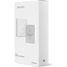 SHAZA SG1501/WT 5000mAh 15W MagSafe Taşınabilir Powerbank Beyaz