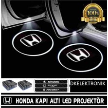 Dk Elektronik Honda Araçlar Için Pilli Yapıştırmalı Kapı Altı Led Hayalet Logo