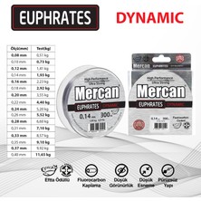 Mercan Euprates Dynamic Gümüş Gri (300 M) Makara Misina