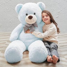 Sole Papyonlu  Büyük Peluş Ayıcık 130 cm - Yerli Pelüş Ayı