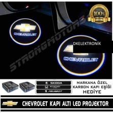 Dk Elektronik Chevrolet Araçlar Için Pilli Kapı Altı Led Hayalet Logo