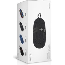 Shaza 16W Ekstra Bass Dahili Mikrofon, Aux, Sd Kart, USB Girişli Wireless Hoparlör Gri