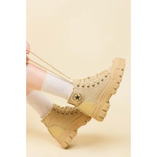 Birikon Guja Kanvas Sneakers Camel