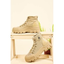 Birikon Guja Kanvas Sneakers Camel