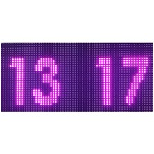 Sanec Mor Dijital LED Saat (Kasa Ölçüsü: 16X32 Cm)