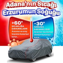 Budge Kia Cerato 2014 ve Sonrası  Fitline Araba Brandası Miflonlu Branda Oto Çadır Örtü