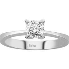 Sirius Pırlanta G Renk 0,51 Karat Pırlanta Tektaş Yüzük 0404R0250