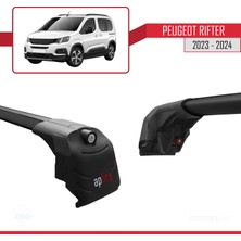 AccessoryPart Peugeot Rifter 2023 ve Sonrası ile Uyumlu Ace-2 Ara Atkı Tavan Barı Siyah