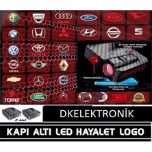 Dk Elektronik Kapı Altı Led Hayalet Logo - Tüm Markalar 2 Adet