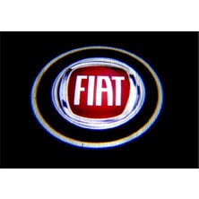 Dk Elektronik Fiat Araçlar Için Pilli Yapıştırmalı Kapı Altı Led Hayalet Logo