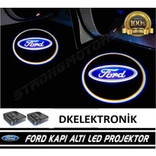 Dk Elektronik Ford Pilli Yapıştırmalı Kapı Altı Led Hayalet Logo