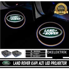 Dk Elektronik Land Rover Pilli Yapıştırmalı Kapı Altı Led Hayalet Logo