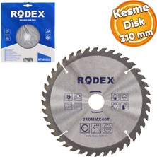 Badem10 Ahşap Mdf Mobilya Tahta Sunta Dolap Kesme Testeresi Metal Elmas Testere 210 mm 40 Diş