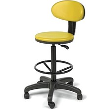 Dopa Amortisörlü Bel Destekli Bar Taburesi