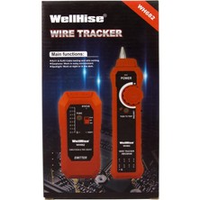 Wellhise WH682 Kablo Bulucu Kablo Test Cihazı Bilibili Wire Tracker Çantalı