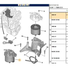 Psa Mazot Filtre Kutusu Tüm Modeller Dv6 Euro 5