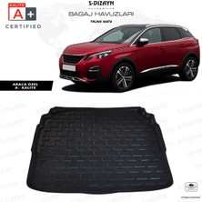 S-Dizayn S Dizayn Peugeot 3008 Active 4d Havuzlu Paspas Bagaj Havuzu Seti (Üst Bagaj) 2016 ve Üzeri