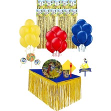 Partylandtr Pamuk Prenses  Sosyete Şekerli 16 Kişilik Doğum Günü Parti Seti