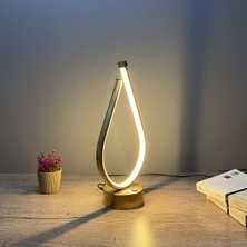 Asva Design Damla Dekoratif Günışığı LED Masa Lambası Abajur