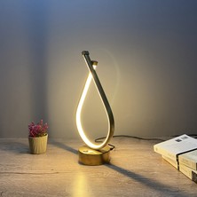 Asva Design Damla Dekoratif Günışığı LED Masa Lambası Abajur