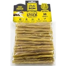 Delibon Deri Burgu Çubuk Orta Boy 100'lü Paket Naturel